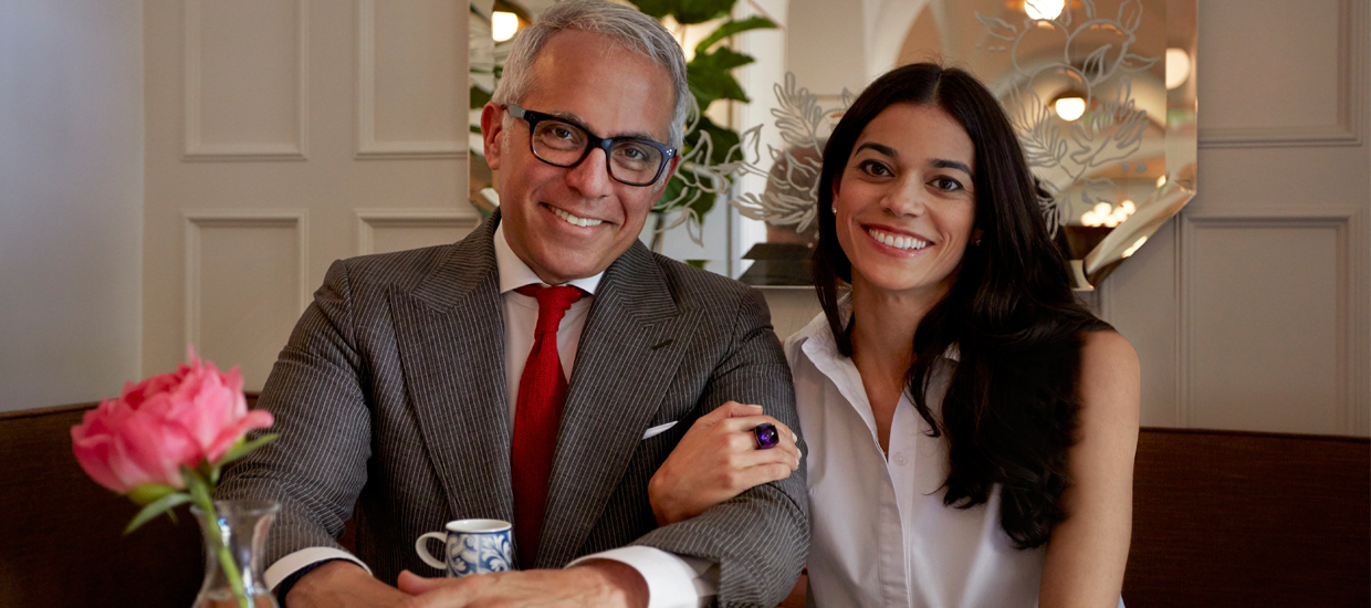 Geoffrey Zakarian and his wife